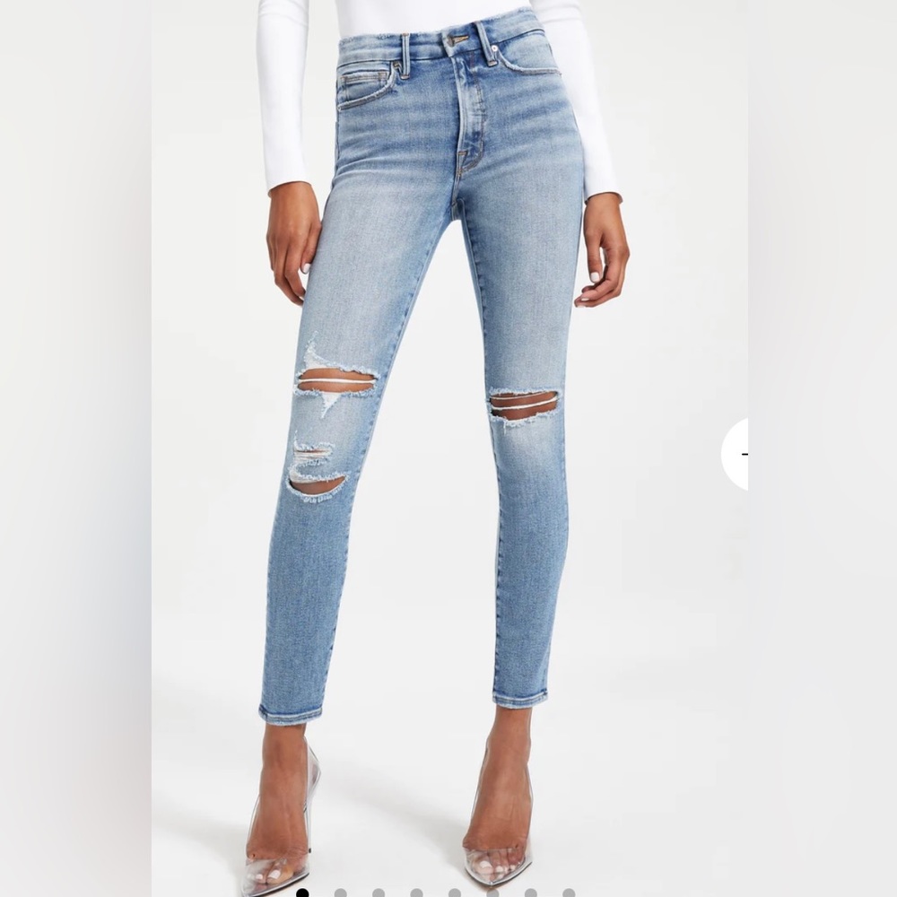 NWT Good American Good Legs Skinny Jeans-10